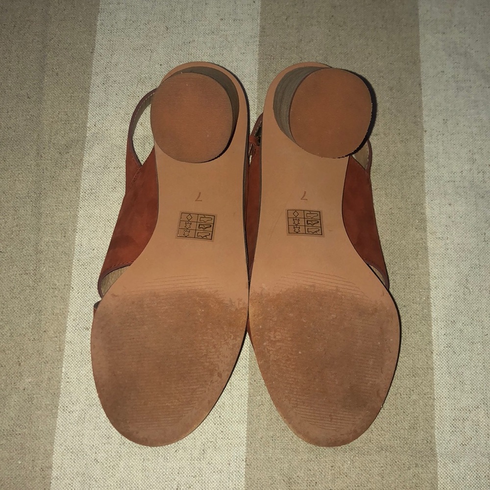 NWOT Madewell Ruthie Criss Cross Heel - Picture 7 of 8